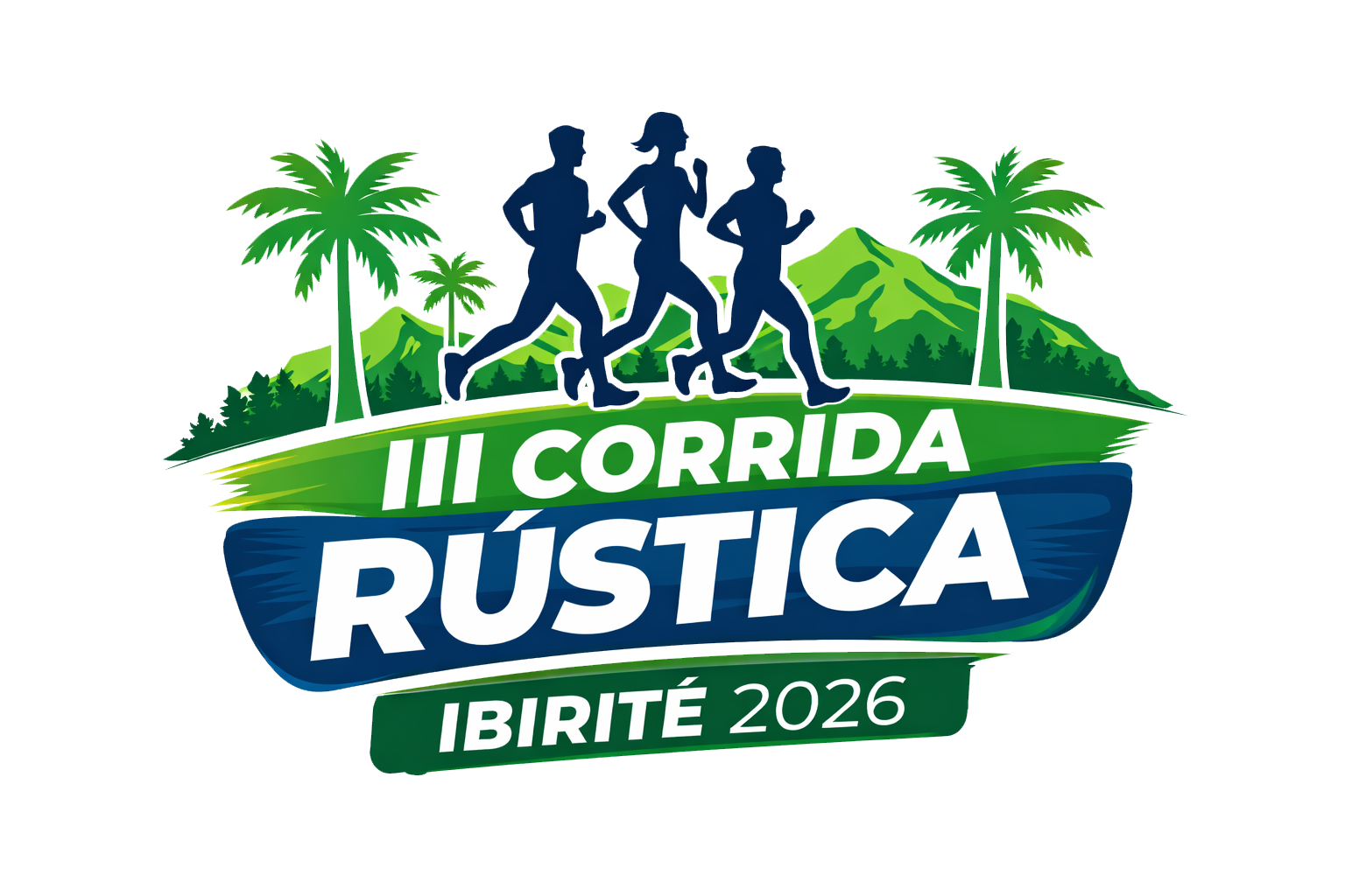 Logo da III Corrida Rústica de Ibirité 2026