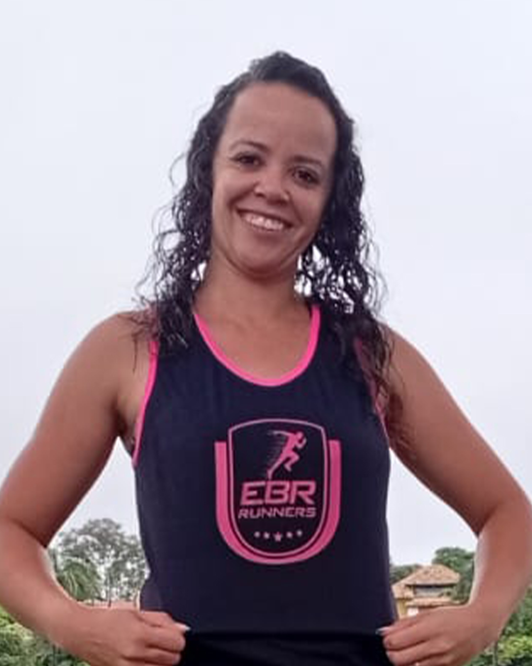 Aline, staff EBR Runners da Corrida Rústica